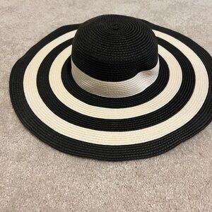 Target Black and White Striped Hat